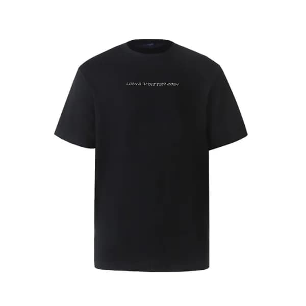 루이비통 남성 라운드 반팔 티셔츠 - Louis vuitton Mens Round Tshi… - 1