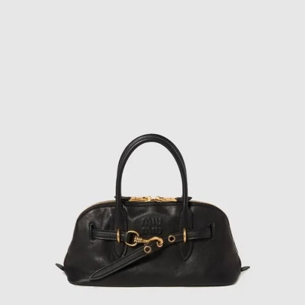미우미우 여성 아방뛰르 나파 가죽 탑 핸들 백 - Miumiu Womens Avanture… - 1