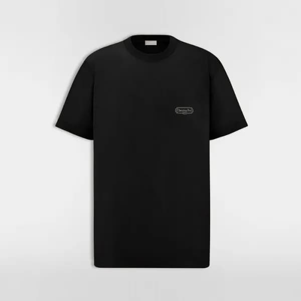 디올 남성 라운드 반팔 티셔츠 - Dior Mens Round Tshirt - dic137… - 1