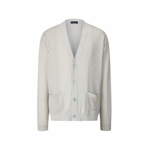루이비통 남성 브이넥 포인텔 가디건 - Louis vuitton Mens V-neck Po… - 1