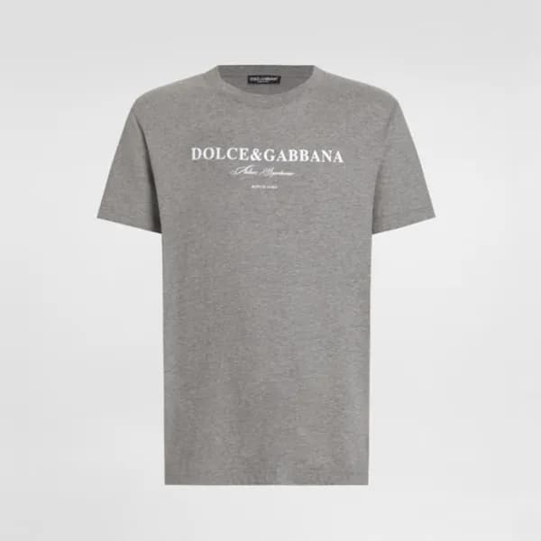 돌체앤가바나 남성 라운드 티셔츠 - Dolce&Gabbana Mens Round Tshir… - 1