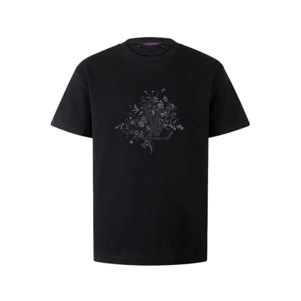 루이비통 남성 라운드 반팔 티셔츠 - Louis vuitton Mens Round Tshi… - 1