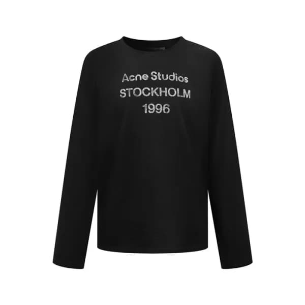 아크네 남/녀 프린트 스웨트 셔츠 - Acne Unisex Sweatshirt With P… - 1