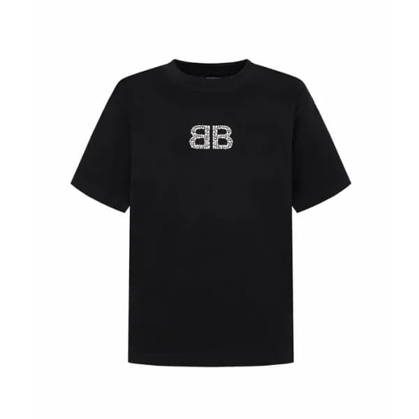발렌시아가 남성 라운드 반팔 티셔츠 - Balenciaga Mens Round Tshirt… - 1