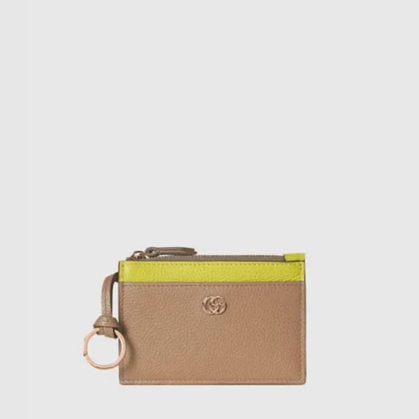 구찌 여성 GG 마몽 지퍼 카드 지갑 - Gucci Womens GG Marmont Zip… - 1