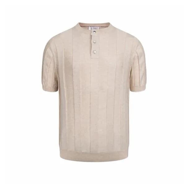 브루넬로쿠치넬리 남성 라운드 티셔츠 - Brunello Cucinelli Mens Roun… - 1