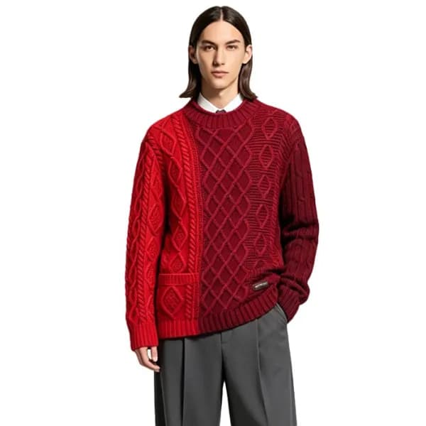 루이비통 남성 라운드 스웨터 - Louis vuitton Mens Round Sweater - lvc16989x - 1
