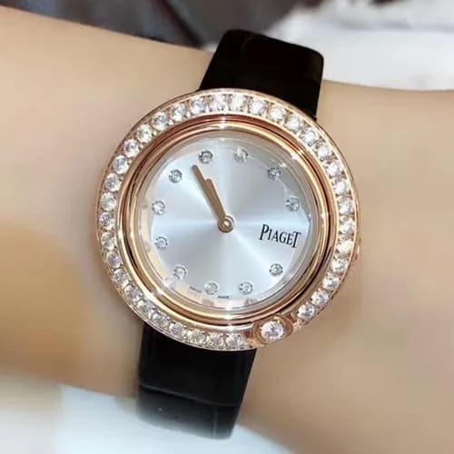 PIAGET LADIES QUARTZ - 피아제 레이디스 쿼츠, 블랙 - 1