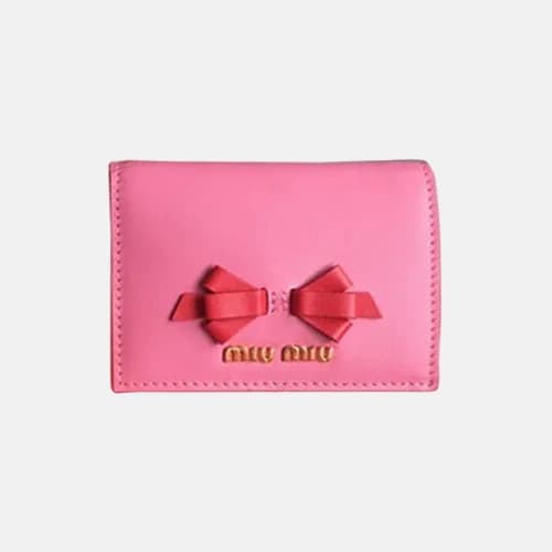 2018/19 MiuMiu Ladies Ribbonz Small Wallet - 미우미우 … - 1