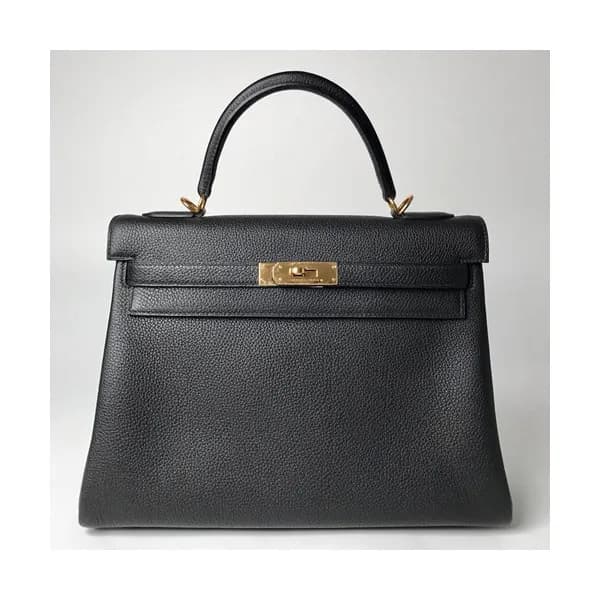 Hermes Kelly Togo Leather Tote Shoulder Bag ,32cm … - 1