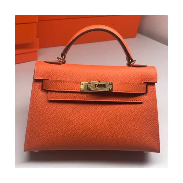 Hermes Mini Kelly 2 Leather Tote Shoulder Bag , - … - 1
