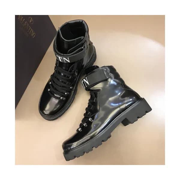 [커스텀급] Valentino 2018 Mens Leather Ankle Boots - … - 1