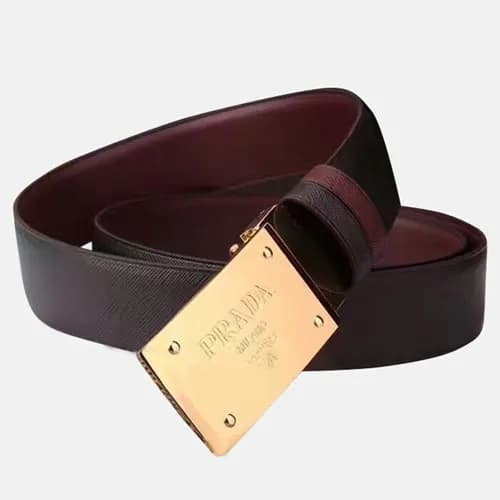 Prada 2019 Mens Saffiano Box Logo Business Leather… - 1