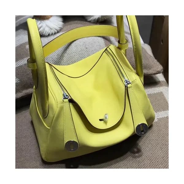 Hermes Lindy Swift Leather Tote Shoulder Bag ,26cm… - 1
