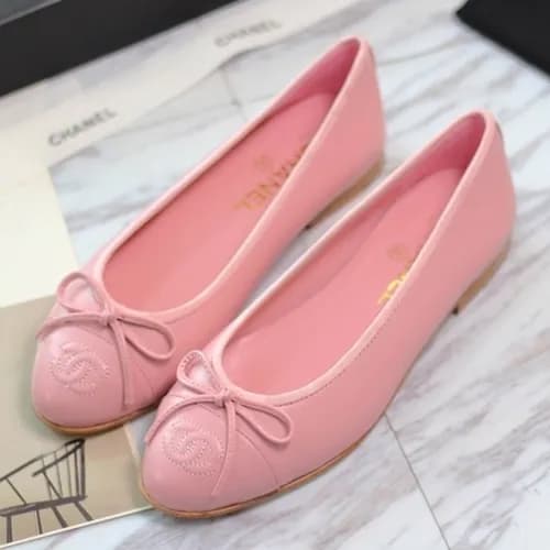 Chanel 2018 Ladies Classic CC Logo Ribbon Ballet F… - 1