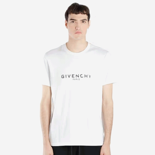 Givenchy 2019 Mm/Wm Distressed Vintage Logo Cotton… - 1