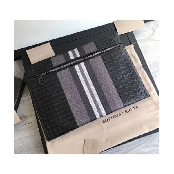 Bottega Veneta 2019 Leather Clutch Bag,34cm - 보테가 … - 1