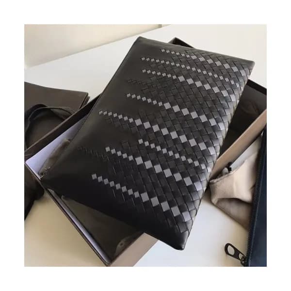 Bottega Veneta 2019 Leather Clutch Bag,30cm - 보테가 … - 1