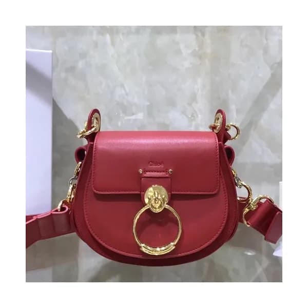 Chole 2019 Tess Leather Shoulder Bag, 20cm - 끌로에 … - 1
