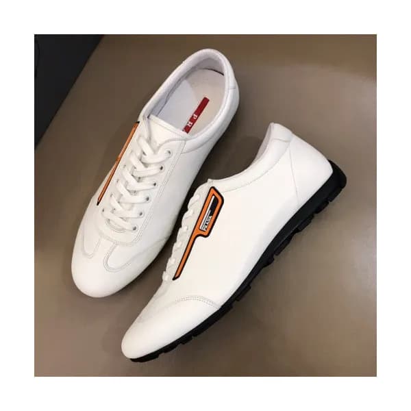 [베이직템]Prada 2019 Mens Business Logo Leather Sneake… - 1