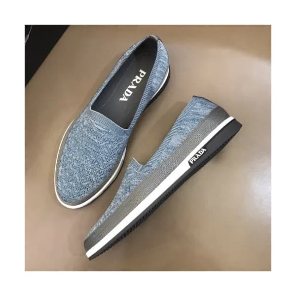 Prada 2019 Mens Business Casual Logo Slip-on - 프라다… - 1