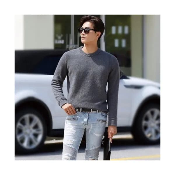 Gucci 2019 Mens Business Classic Steel Buckle Leat… - 1