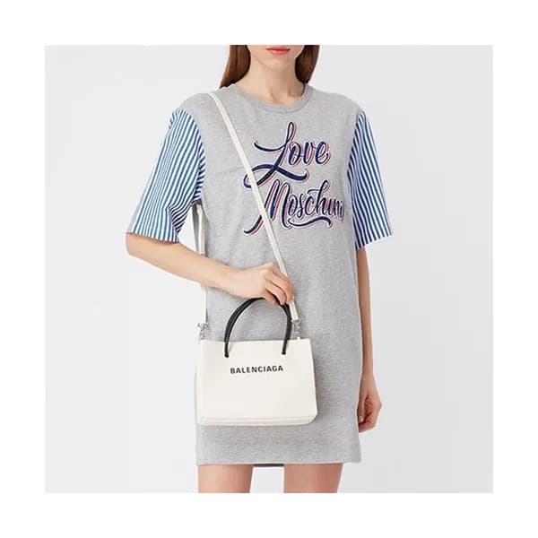 Balenciaga 2019 Leather Tote Shoulder Bag,25CM - 발… - 1