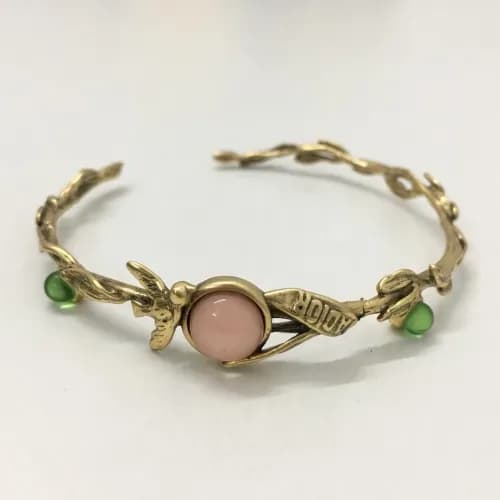 Dior Yellow Glod Bangle - 디올 여성 옐로우 골드 도금 팔찌Dio006… - 1