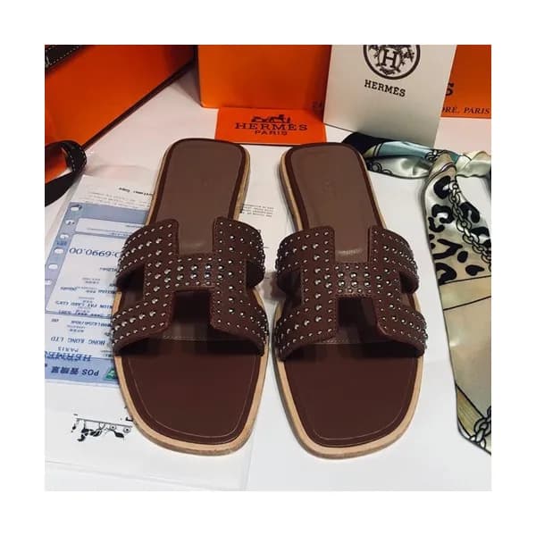 Hermes 2019 Ladies Oasis Leather Slipper - 에르메스 20… - 1