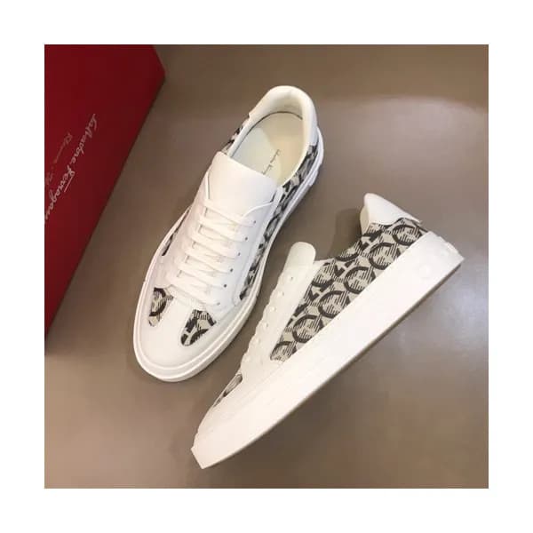 Ferragamo 2019 Mens Leather Sneakers - 페라가모 2019 남… - 1
