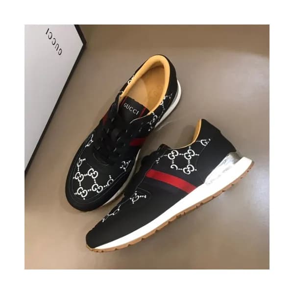 Gucci 2019 Mens Leather Sneakers - 구찌 2019 남성용 레더 … - 1
