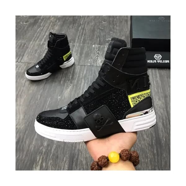 Philipp plein 2019 Mens Leather Sneakers - 필립플레인 … - 1