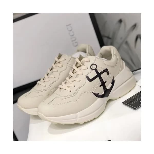 Gucci 2019 Mm/Wm Leather Sneakers - 구찌 2019 남여공용 레… - 1