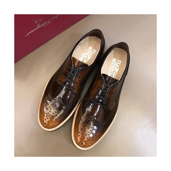 Ferragamo 2019 Mens Leather Oxford Shoes - 페라가모 20… - 1