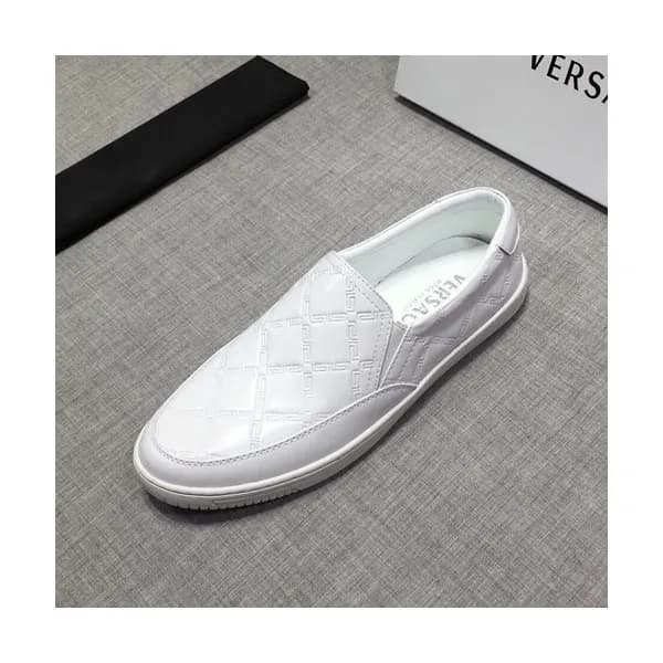 Versace 2019 Mens Leather Slip On - 베르사체 2019 남성용… - 1