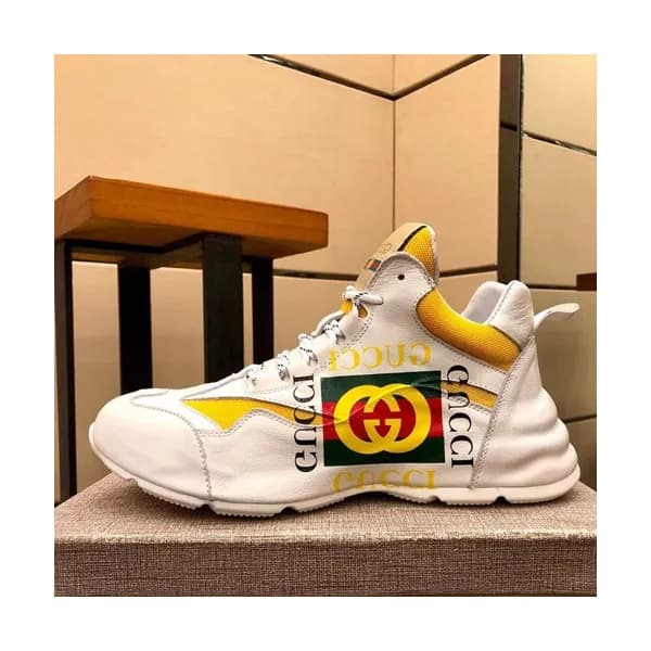 Gucci 2019 Mens Leather Sneakers - 구찌 2019 남성용 레더 … - 1