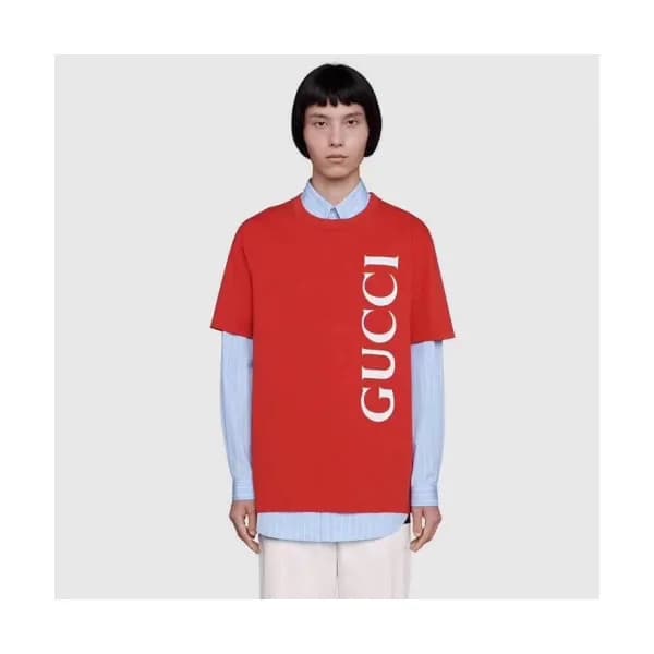 [매장판]Gucci 2019 Mm/Wm Logo Cotton Short Sleeved Ts… - 1