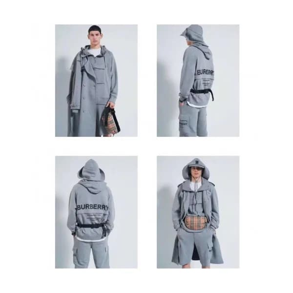 Burberry 2019 Mens Logo Casual HoodT - 버버리 2019 남성… - 1