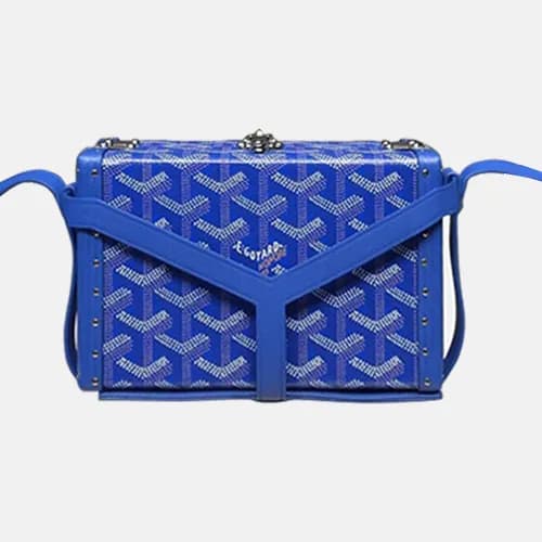 Goyard 2019 PVC & Leather Shoulder Cross Bag,17cm … - 1
