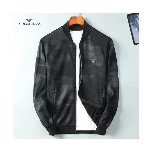 [알마니]Armani 2020 Mens Logo Casual Leather Jackets … - 1