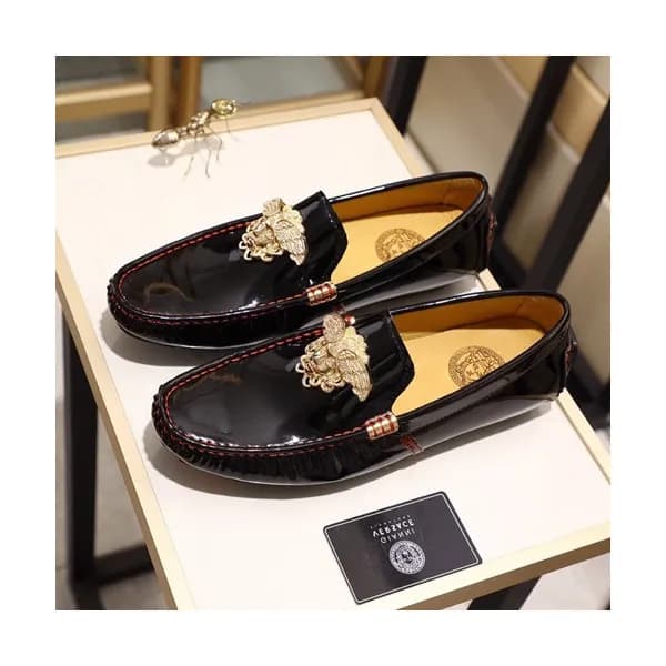 Versace 2020 Mens Leather Loafer - 베르사체 2020 남성용 … - 1
