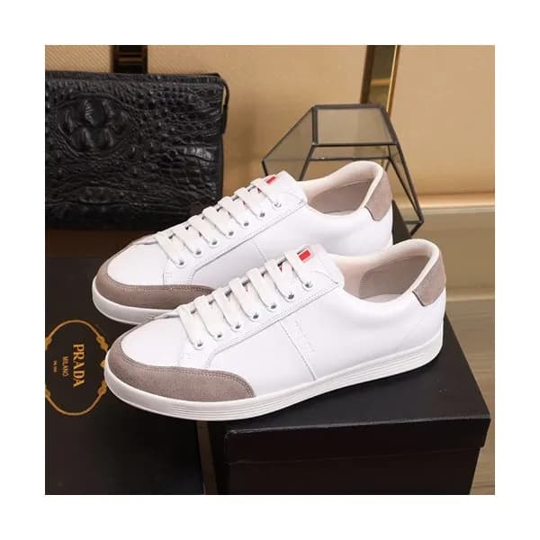Prada 2019 Mens Leather Sneakers - 프라다 2019 남성용 레더… - 1