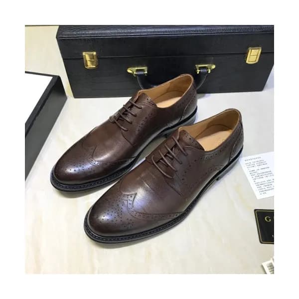 Gucci 2020 Mens Leather Oxford Shoes - 구찌 2020 남성… - 1