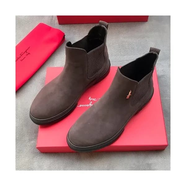 Ferragamo 2020 Mens Leather Boots - 페라가모 2020 남성용 … - 1