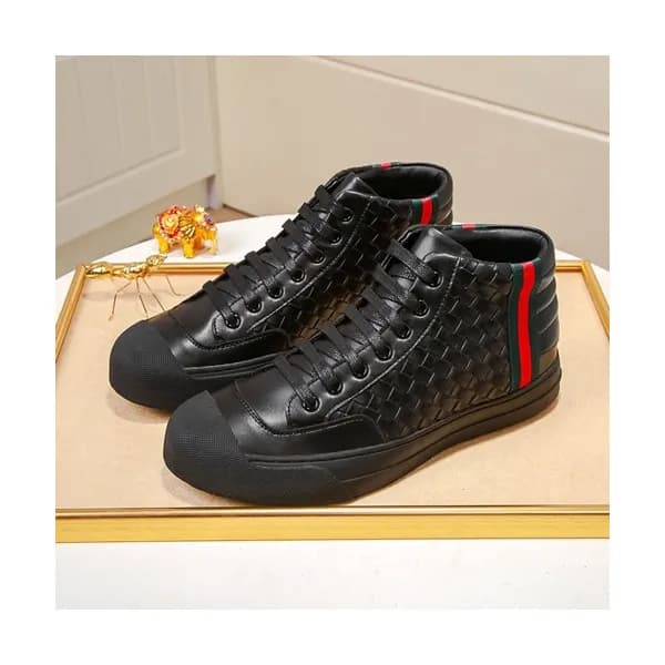 Gucci 2020 Mens Leather Sneakers - 구찌 2020 남성용 레더… - 1