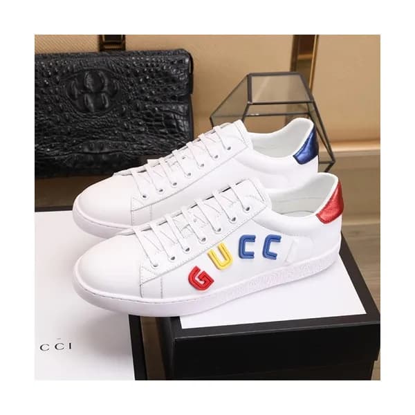 Gucci 2020 Mens Leather Sneakers - 구찌 2020 남성용 레더 … - 1
