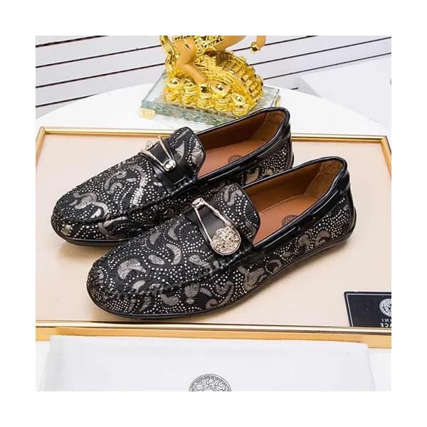 Versace 2020 Mens Leather Loafer - 베르사체 2020 남성용 … - 1