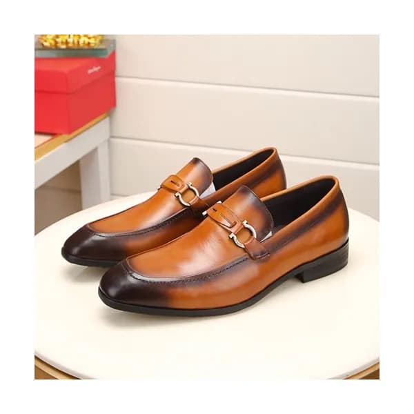 Ferragamo 2020 Mens Leather Shoes - 페라가모 2020 남성용 … - 1