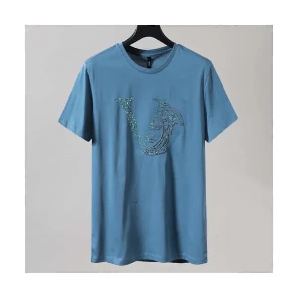 [베르사체]Versace 2020 Mens Logo Silket Short Sleeved … - 1
