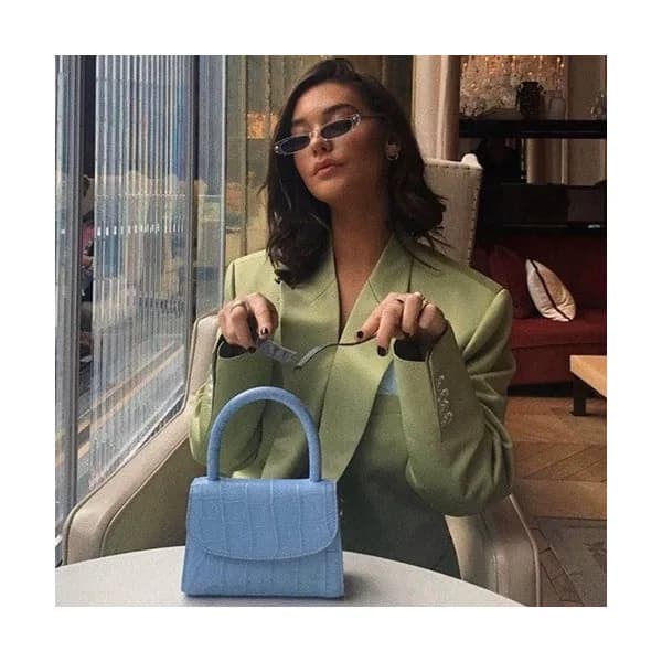 By Far 2019 Leather Tote Shoulder Bag,17cm - 바이 파 … - 1